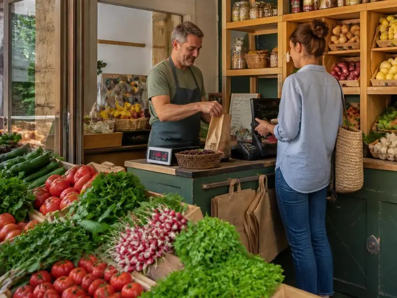 Épicerie, primeur & proximité équipé par ECR Digiteck dans le Sud de la France